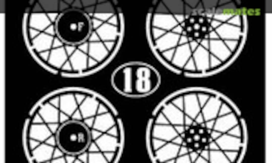 1:35 16inch Wheel set for Motorcycles (Swash Design P-AC10) P-AC10