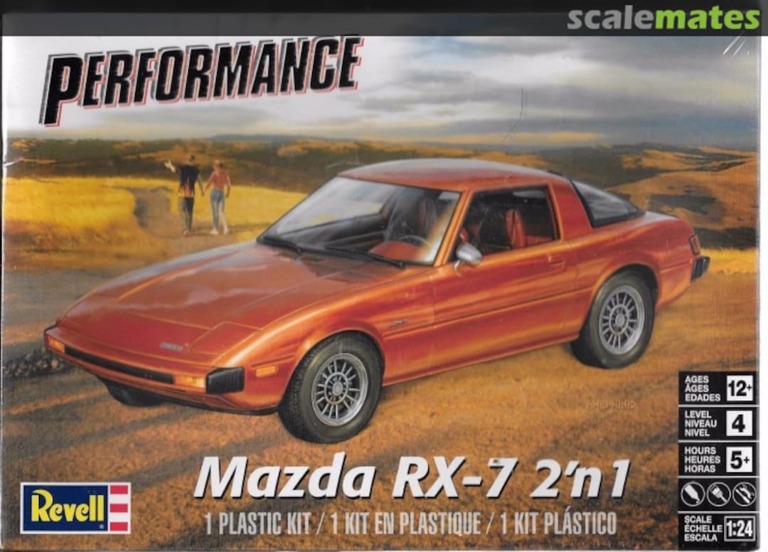 Boxart Mazda RX-7 2 'n 1 85-4429 Revell Boxart Mazda RX-7 2 'n 1 85-4429 Revell