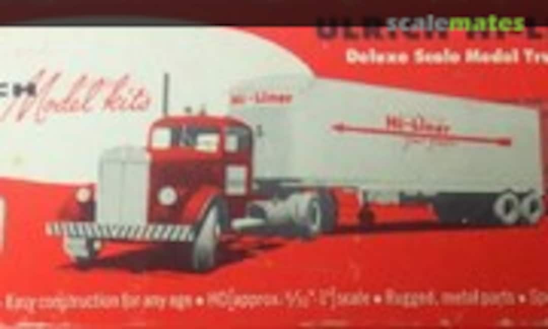 1:87 Kenworth Tractor and Fruehauf 32 ft. Van (Ulrich Model Kits 1V2)