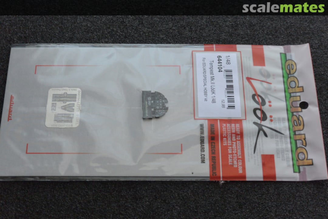 Boxart Tempest Mk.II LööK Dashboard & Seatbelts 644104 Eduard Boxart Tempest Mk.II LööK Dashboard & Seatbelts 644104 Eduard