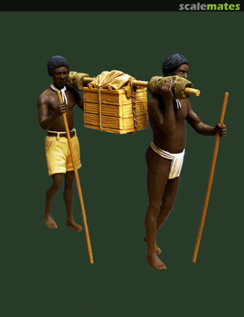 Boxart Fuzzy Wuzzy Supply Team (2 fig with crate) CS35073 Callsign Models