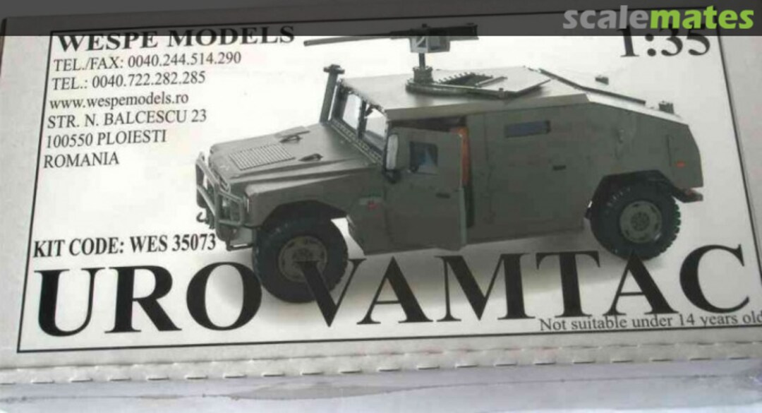 Boxart URO Vamtac WES 35073 Wespe Models Boxart URO Vamtac WES 35073 Wespe Models