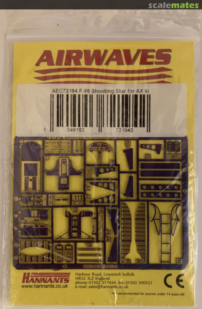 Boxart F-80 Shooting Star AEC72194 Airwaves Boxart F-80 Shooting Star AEC72194 Airwaves