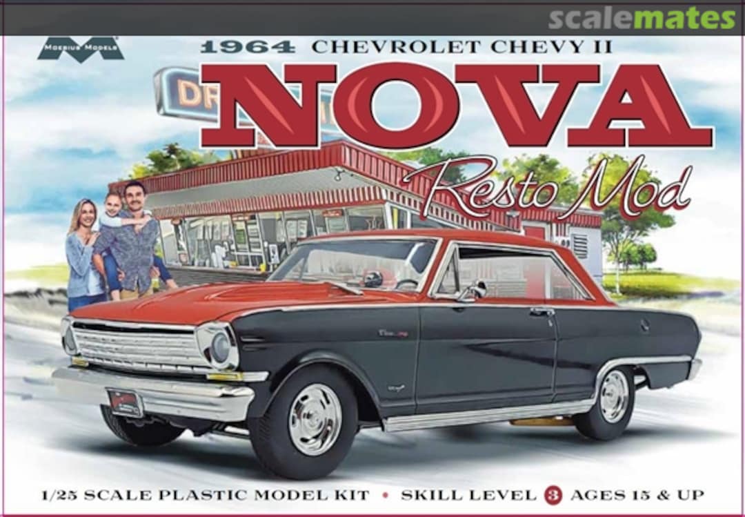 Boxart 1964 Chevrolet Chevy II Nova 2321 Moebius Models Boxart 1964 Chevrolet Chevy II Nova 2321 Moebius Models