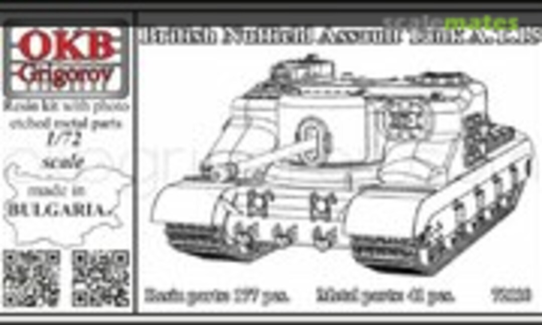 1:72 British Nuffield Assault Tank A.T.15 (OKB Grigorov V72110)