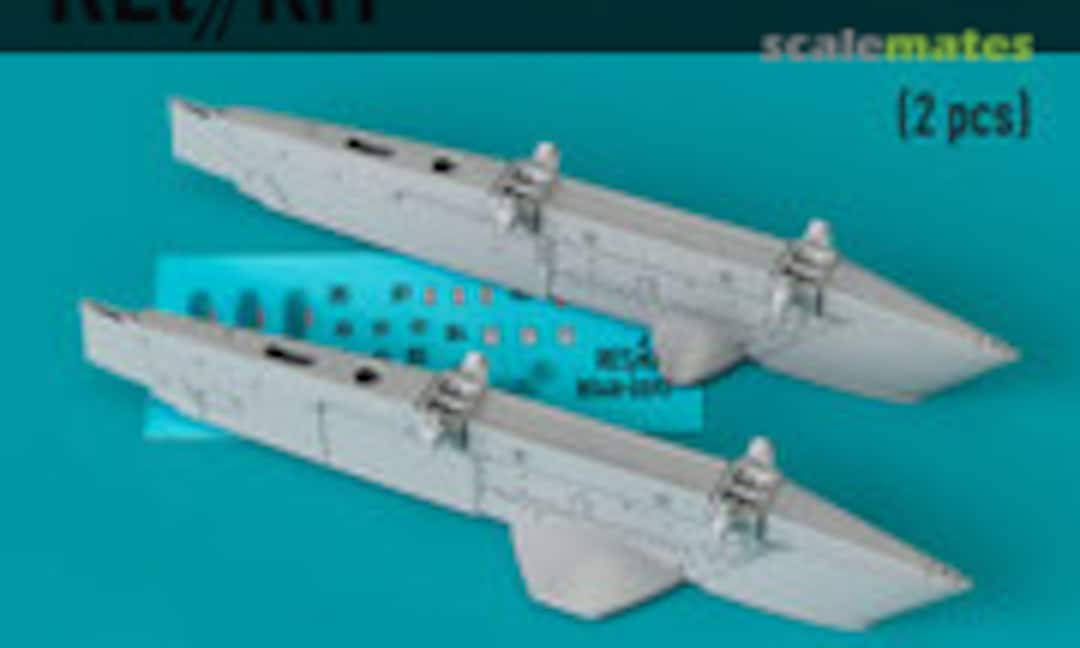 1:48 NAVY Outboard pylons for F-4 "Phantom II" (B,J,N,S) (2 pcs) (3D Printed) (ResKit RS48-0392)