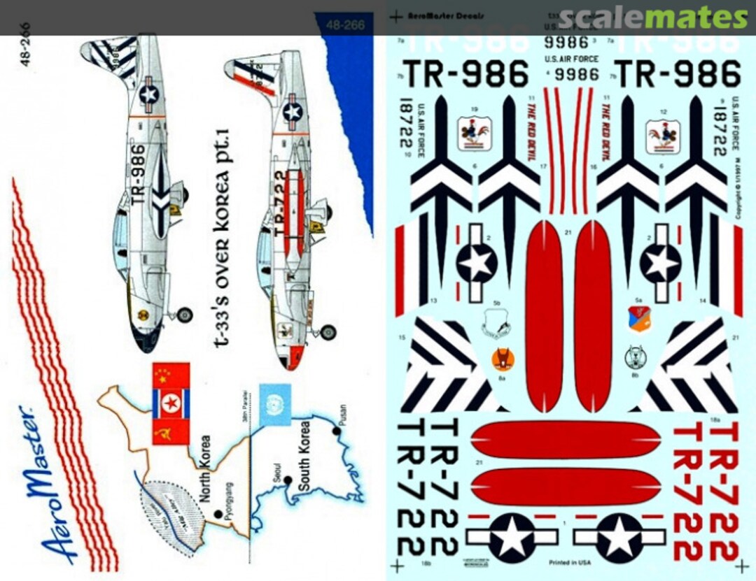 Boxart T-33's over Korea Pt.1 48-266 AeroMaster Boxart T-33's over Korea Pt.1 48-266 AeroMaster