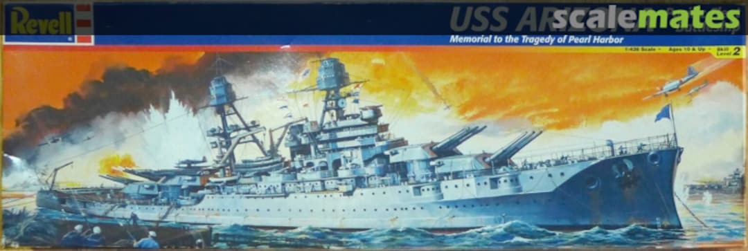 Boxart USS Arizona Battleship 85-0302 Revell