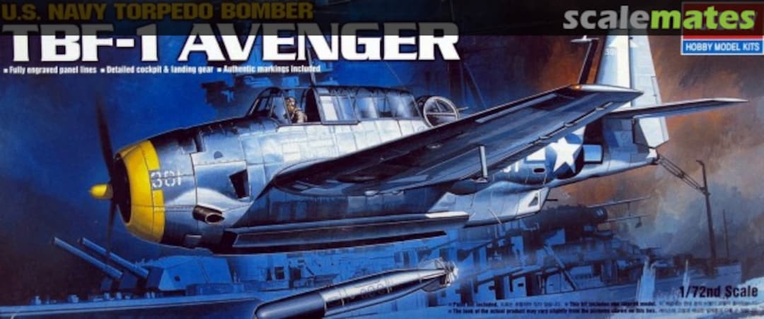 Boxart TBF-1 Avenger 1651 Academy Boxart TBF-1 Avenger 1651 Academy