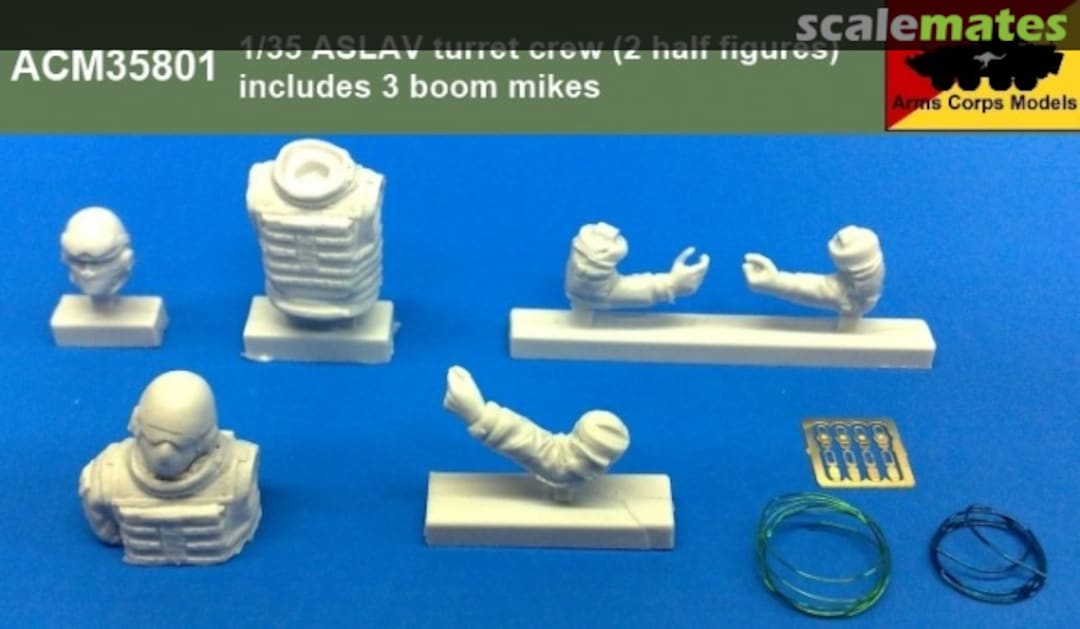 Boxart ASLAV turret crew ACM35801 Arms Corps Models Boxart ASLAV turret crew ACM35801 Arms Corps Models