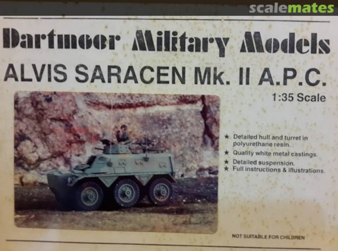 Boxart Alvis Saracen APC Mk.2 35002 Dartmoor Military Models Boxart Alvis Saracen APC Mk.2 35002 Dartmoor Military Models