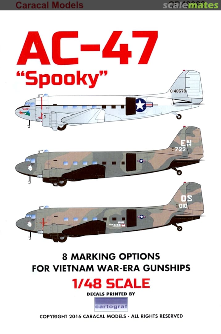 Boxart AC-47 "Spooky" CD48083 Caracal Models Boxart AC-47 "Spooky" CD48083 Caracal Models