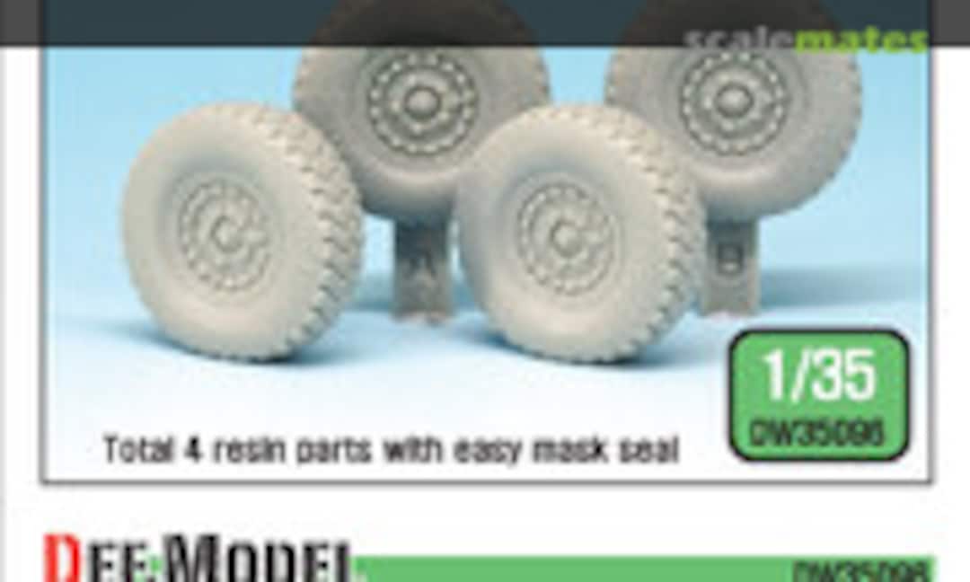 1:35 French Panhard VBL LAV Sagged Wheel Set #2 (Def.Model DW35096) DW35096