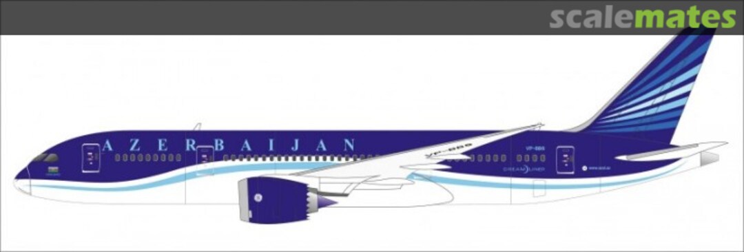 Boxart Boeing 787 Azerbaijan Airlines  Attach Before Flight