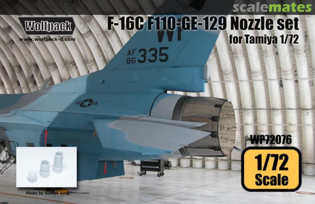 Boxart F-16C F110-GE-129 Engine Nozzle set WP72076 Wolfpack Boxart F-16C F110-GE-129 Engine Nozzle set WP72076 Wolfpack