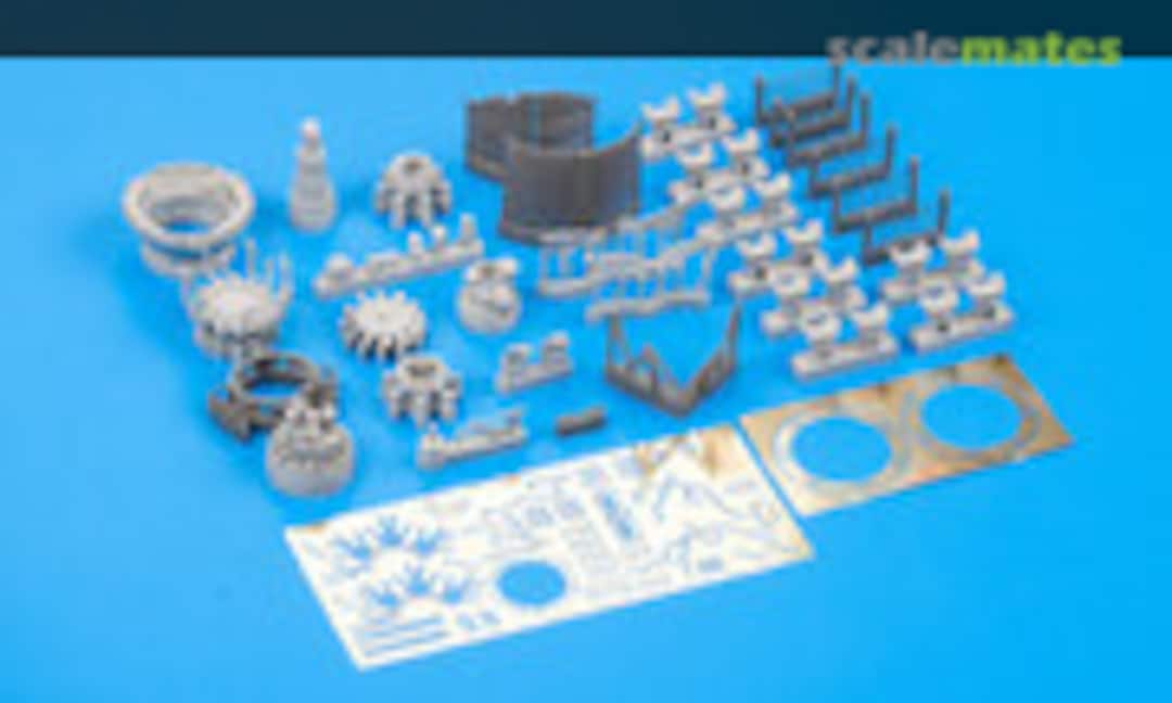 1:32 Focke-Wulf Fw 190A-8 engine (Eduard 632123)