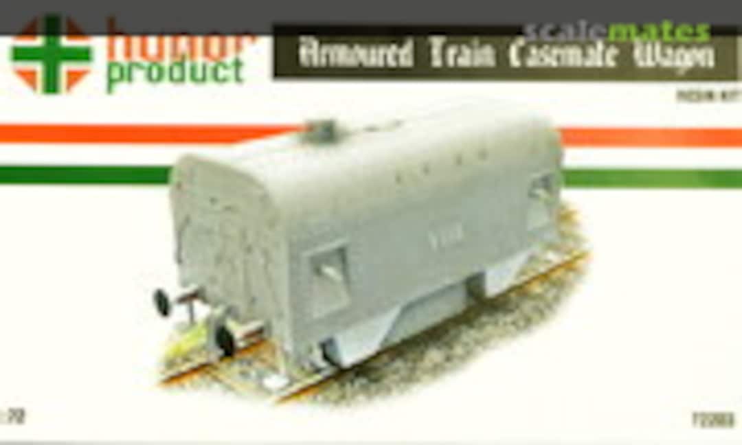 1:72 Armoured Train Casemate Wagon (Hunor Product 72203) 72203