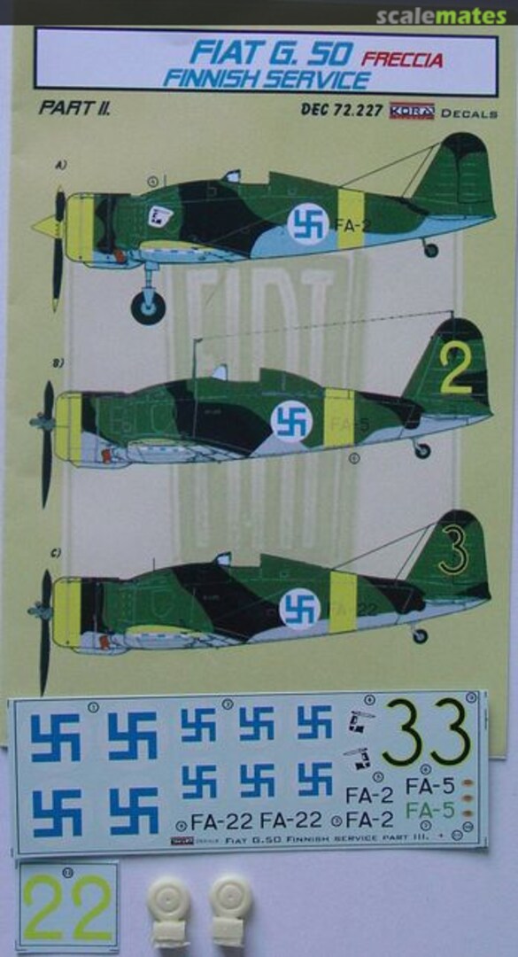 Boxart Fiat G.50 Freccia DEC72227 Kora Models Boxart Fiat G.50 Freccia DEC72227 Kora Models