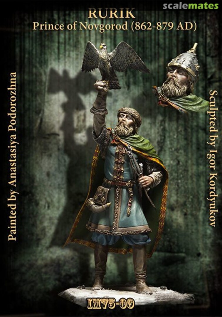 Boxart Rurik - Prince of Novgorod (862-879 AD) IM75-09 Irbis-Miniatures Boxart Rurik - Prince of Novgorod (862-879 AD) IM75-09 Irbis-Miniatures