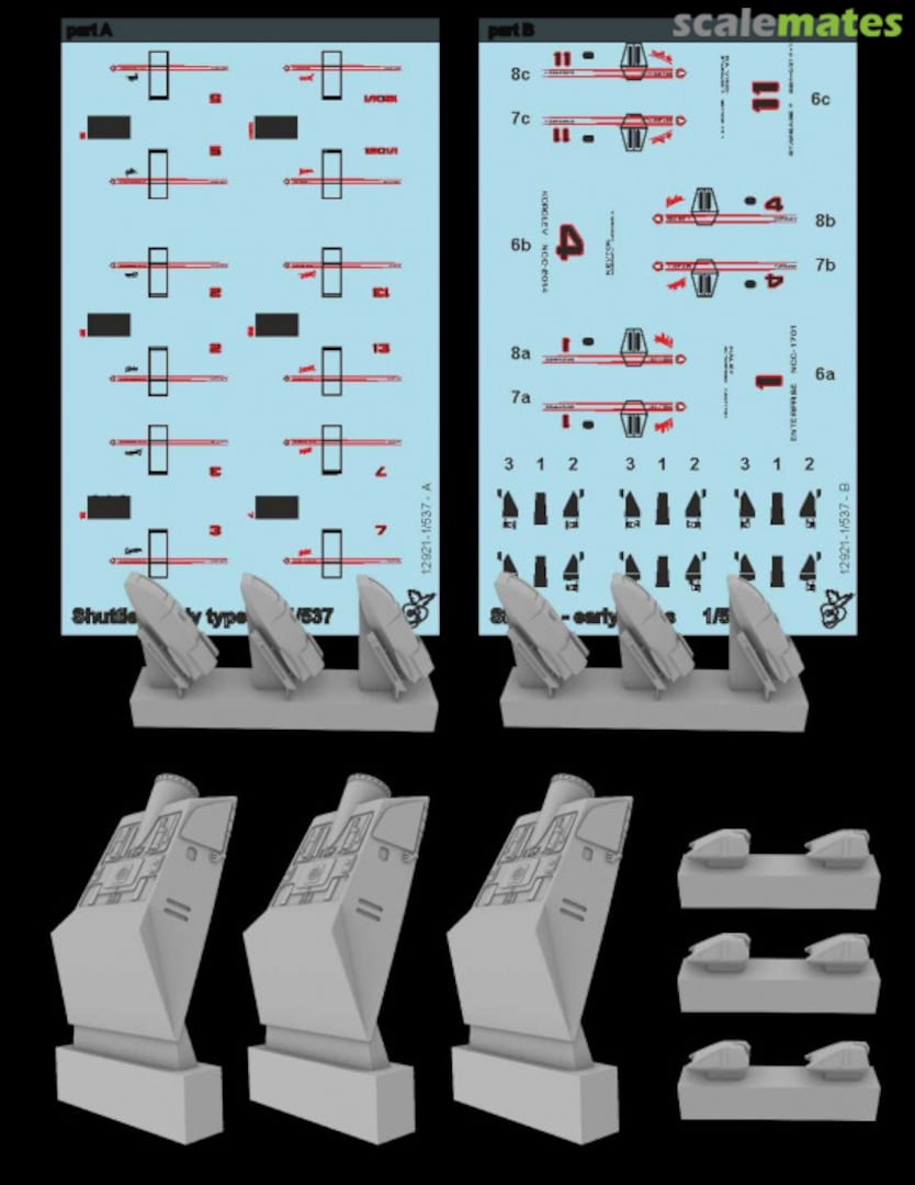 Boxart Shuttles - early types 12921-1/537 Greenstrawberry Boxart Shuttles - early types 12921-1/537 Greenstrawberry