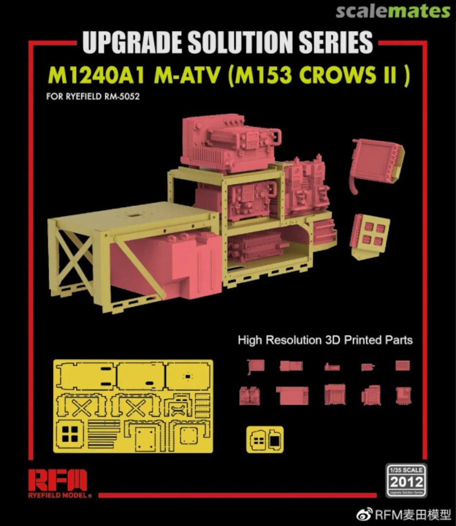 Boxart M1240A1 M-ATV upgrade set RM-2012 Rye Field Model Boxart M1240A1 M-ATV upgrade set RM-2012 Rye Field Model