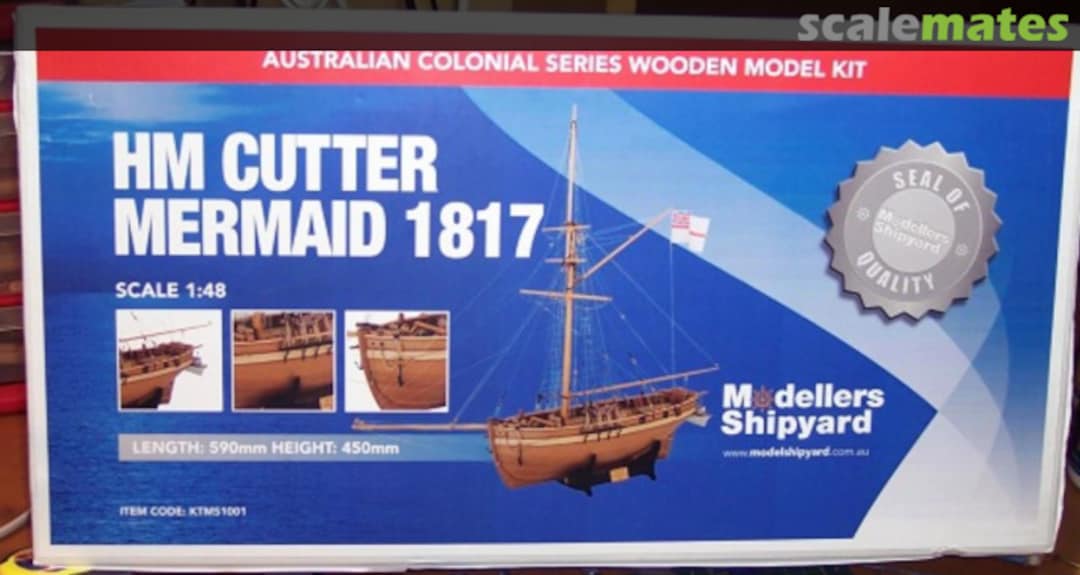Boxart HM Cutter Mermaid 1817 KTMS1001 Modellers Shipyard Boxart HM Cutter Mermaid 1817 KTMS1001 Modellers Shipyard