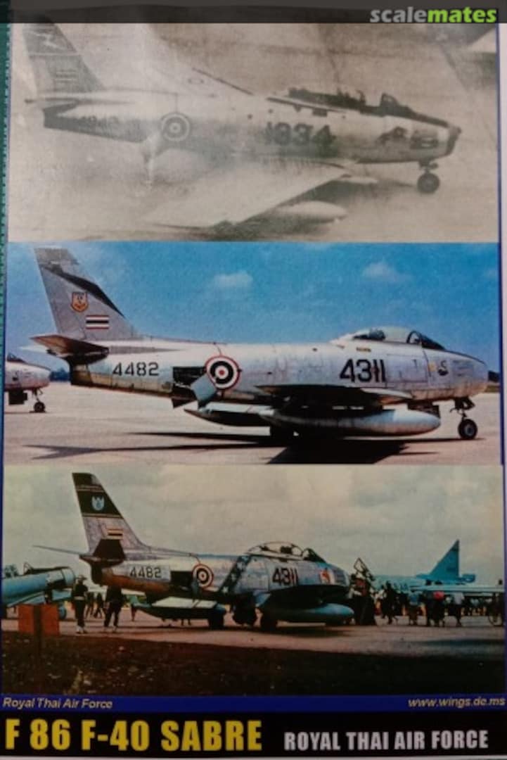 Boxart F86 F-40 Sabre SSM.14455 Siam Scale