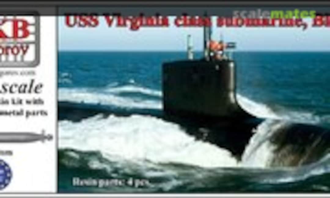 1:700 USS Virginia class submarine, Block I-II (OKB Grigorov 700070)