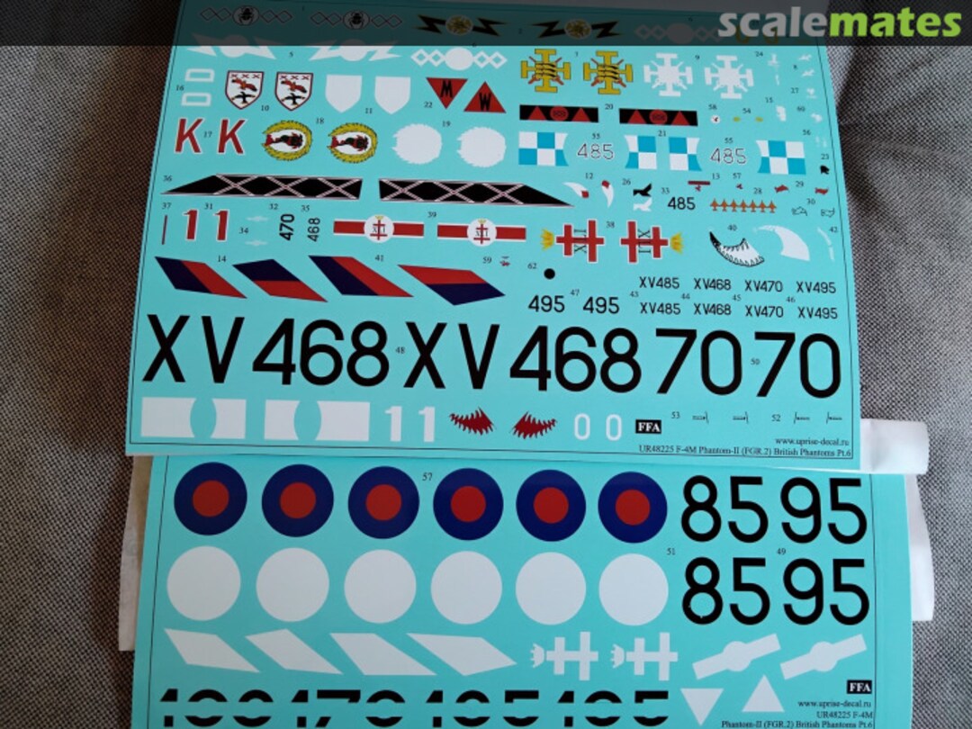 Contents F-4M Phantom-II FGR.2, British Phantoms Pt.6, FFA (removable film) UR48225 UpRise Decal Contents F-4M Phantom-II FGR.2, British Phantoms Pt.6, FFA (removable film) UR48225 UpRise Decal