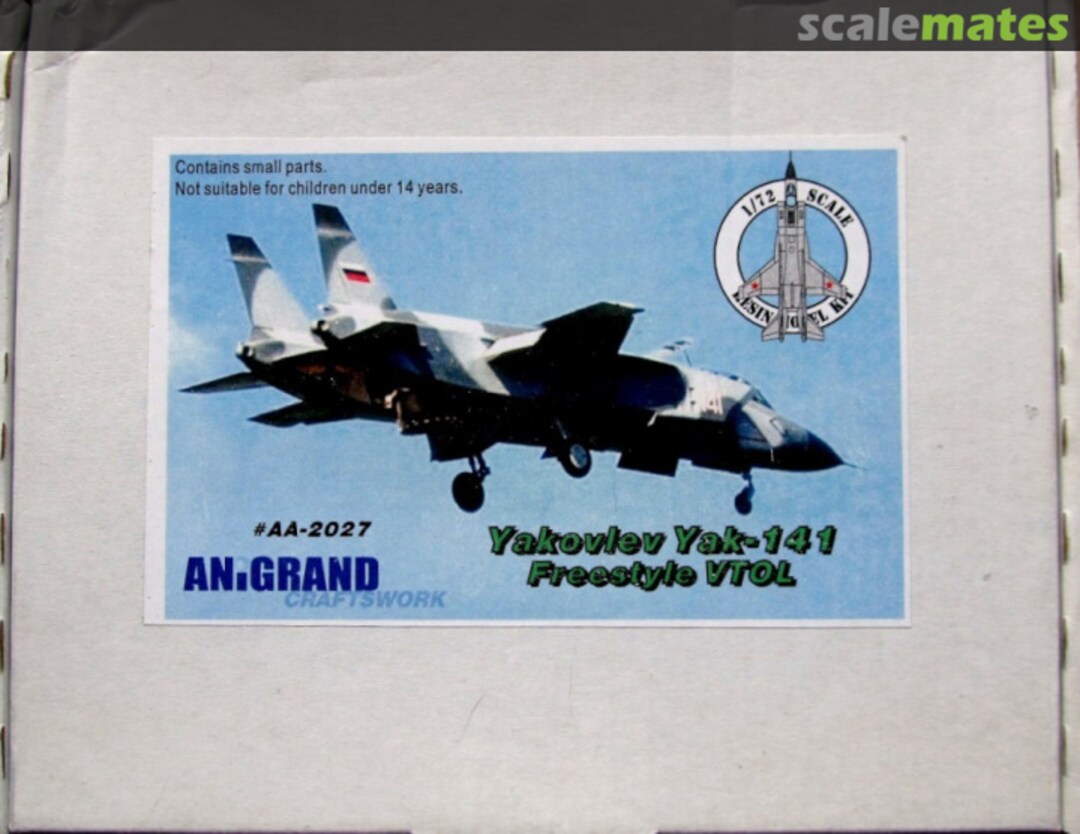Boxart Yakovlev Yak-141 Freestyle AA-2027 Anigrand Craftswork
