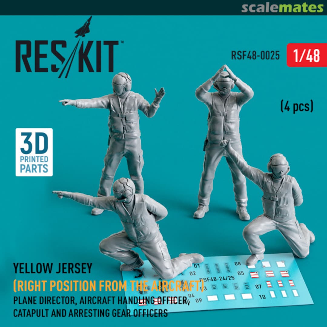 Boxart Yellow jersey (Right position from the aircraft) RSF48-0025 ResKit Boxart Yellow jersey (Right position from the aircraft) RSF48-0025 ResKit