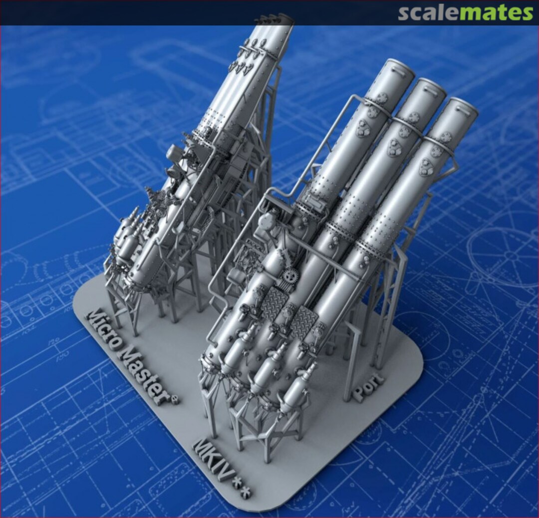 Boxart 21" TR MKIV Triple Torpedo Tubes MM1253P Micro Master Boxart 21" TR MKIV Triple Torpedo Tubes MM1253P Micro Master