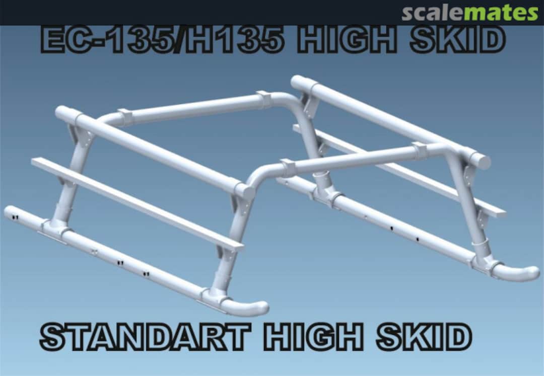 Boxart High Skid Gear H135/EC-135 Standard HT72014 Brent-Air-Decals