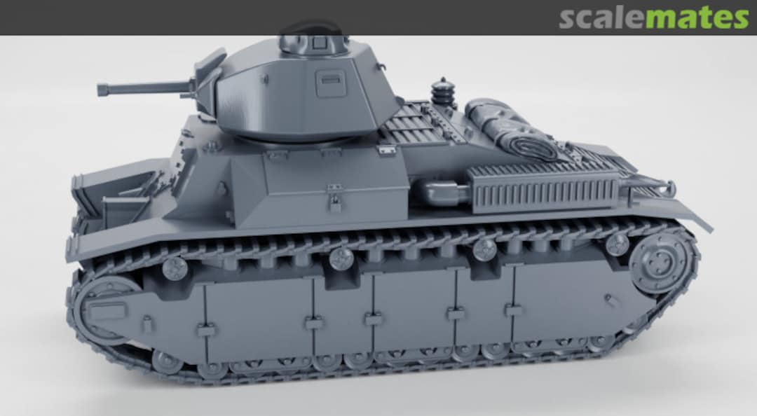 Boxart Medium tank Renault D2 mod.38 with APX-4 turret 72011724 EMP3d Boxart Medium tank Renault D2 mod.38 with APX-4 turret 72011724 EMP3d