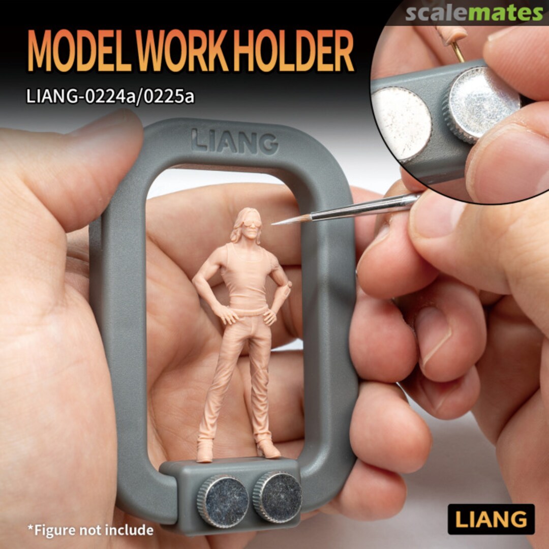 Boxart Model Work Holder - Plus (85x51mm) LIANG-0225a Liang Model Boxart Model Work Holder - Plus (85x51mm) LIANG-0225a Liang Model