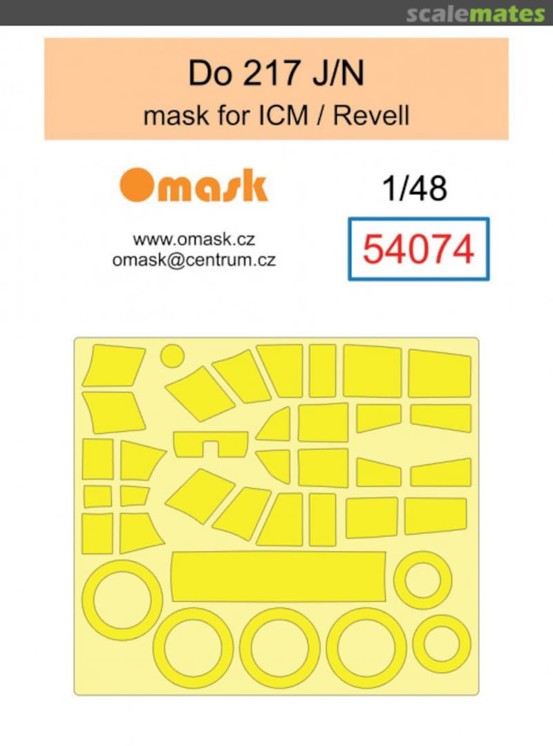 Boxart Dornier Do 217 J/N Mask 54074 Omask