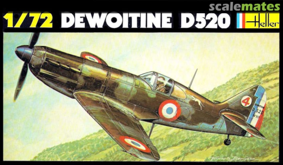 Boxart Dewoitine D520 212 Heller Boxart Dewoitine D520 212 Heller