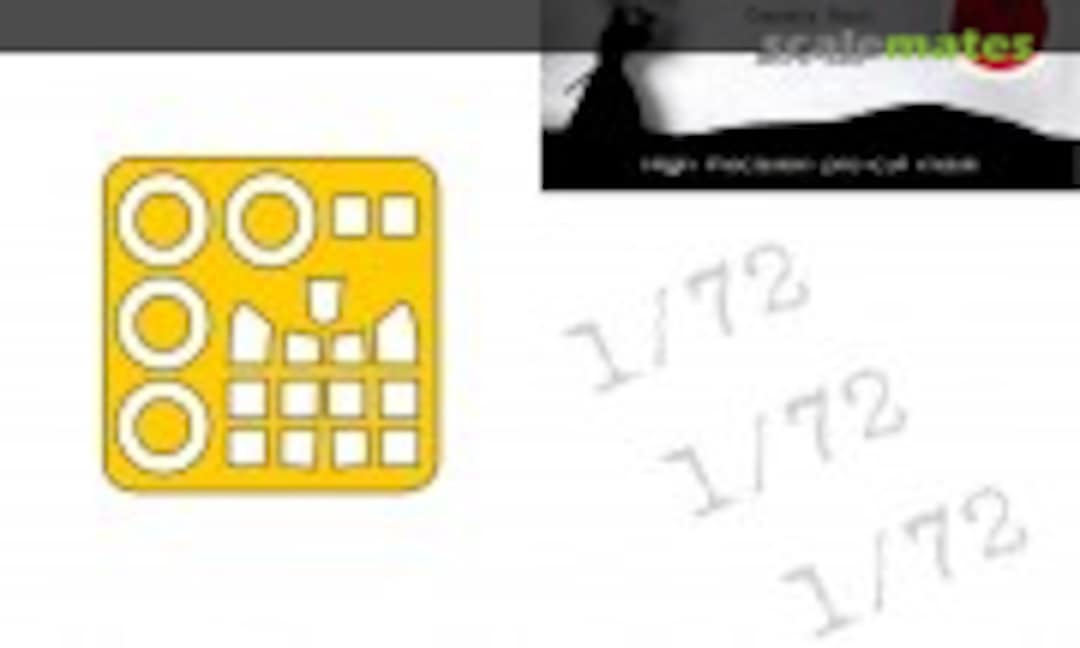 1:72 Grumman F4F-3/F-4 Wildcat - Canopy Mask (DEAD Design Models NM72259) NM72259