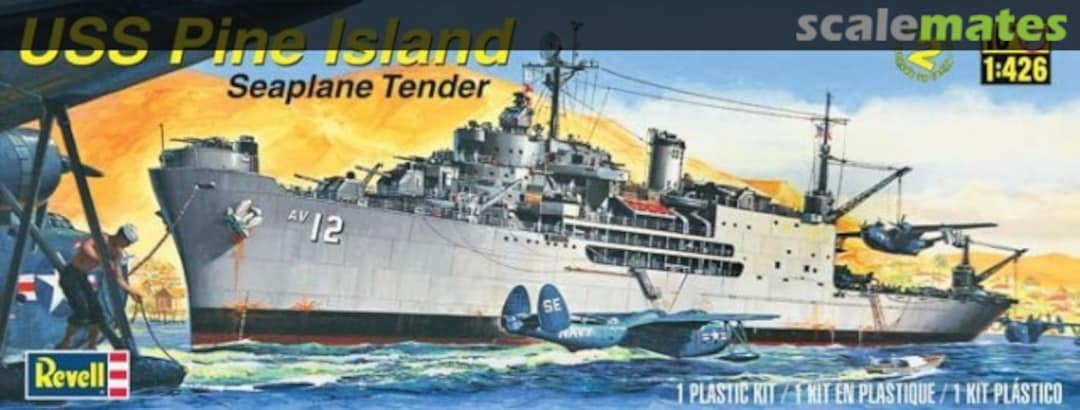 Boxart USS Pine Island 85-0314 Revell Boxart USS Pine Island 85-0314 Revell