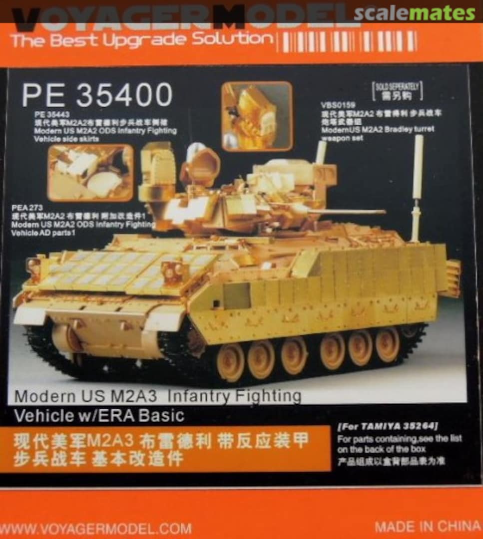 Boxart Modern US M2A3 Infantry Fighting Vehicle w/ERA Basic PE35400 Voyager Model Boxart Modern US M2A3 Infantry Fighting Vehicle w/ERA Basic PE35400 Voyager Model