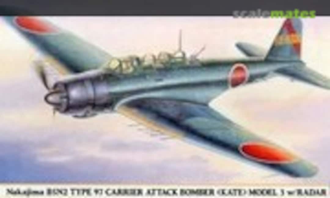 1:48 Nakajima B5N2 Type 97 Carrier Attack Bomber (Kate) Model 3 w/Radar (Hasegawa 09423)