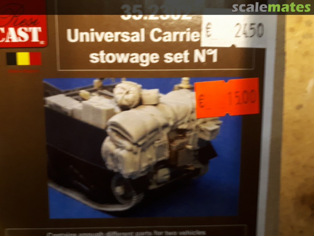 Boxart Universal Carrier Stowage #1 35.2293 Resicast Boxart Universal Carrier Stowage #1 35.2293 Resicast
