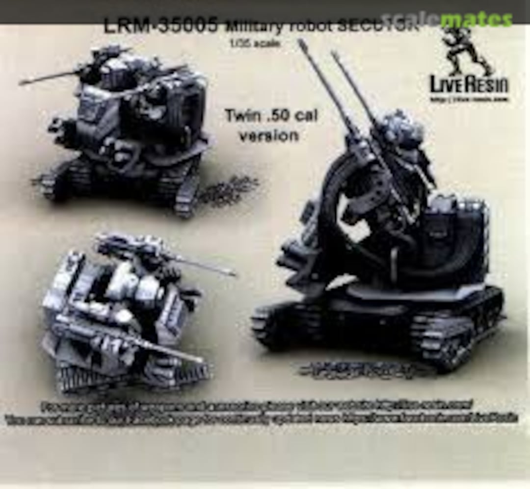 Boxart Military Robot Secutor Twin .50 cal Version LRM-35005 Live Resin Boxart Military Robot Secutor Twin .50 cal Version LRM-35005 Live Resin