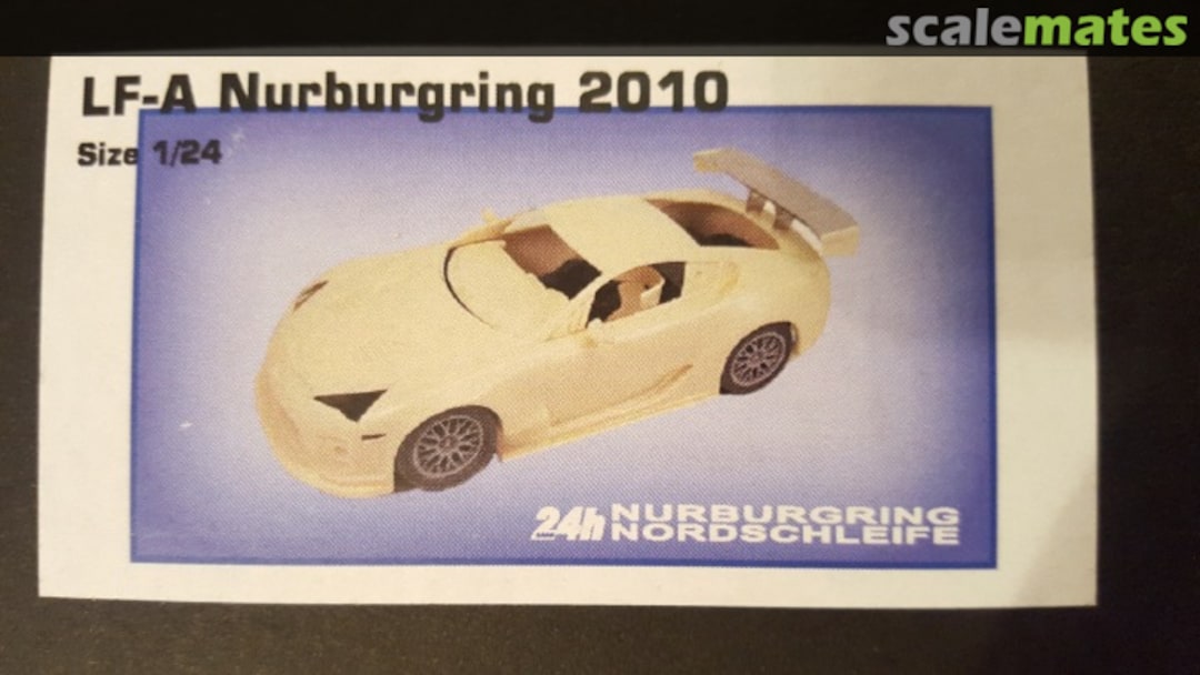 Boxart Lexus LF-A 24 Hours of Nurburgring 2010 CGM Models Boxart Lexus LF-A 24 Hours of Nurburgring 2010 CGM Models
