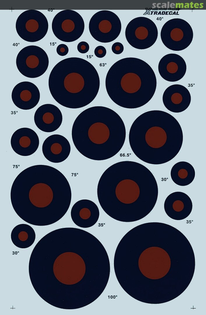 Boxart RAF Roundels B Type X48-028 Xtradecal Boxart RAF Roundels B Type X48-028 Xtradecal