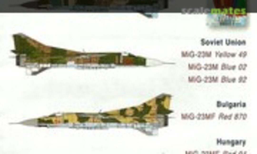 1:32 Brothers in Arms I: Warsaw Pact MiG-23Ms and MFs (Linden Hill Decals LHD32009) LHD32009