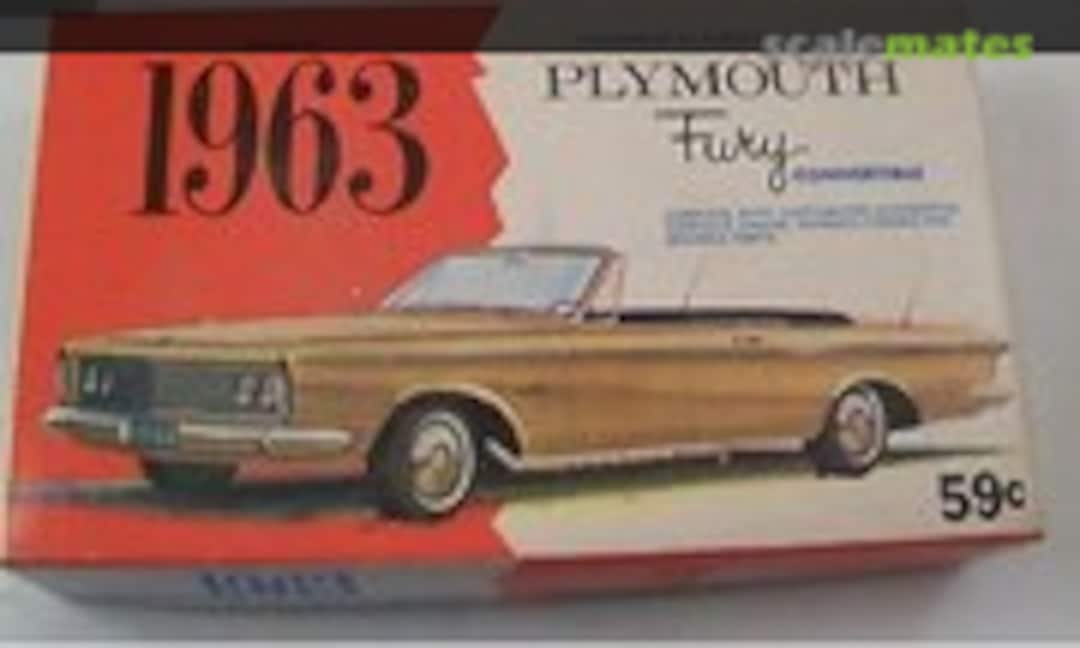 1:25 1963 Plymouth Fury Convertible (Palmer Plastics 6356-59)