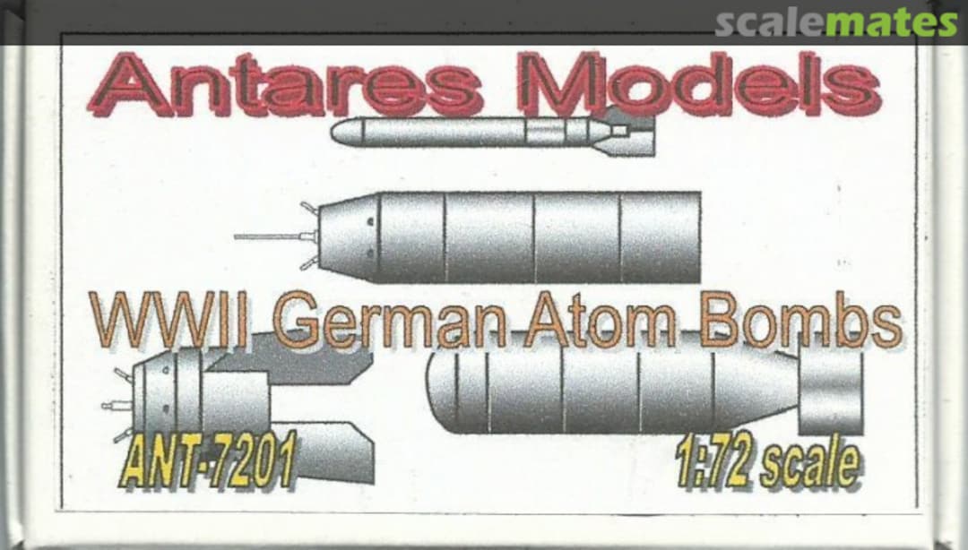 Boxart German WWII Atom bomb set 7201 Antares Models