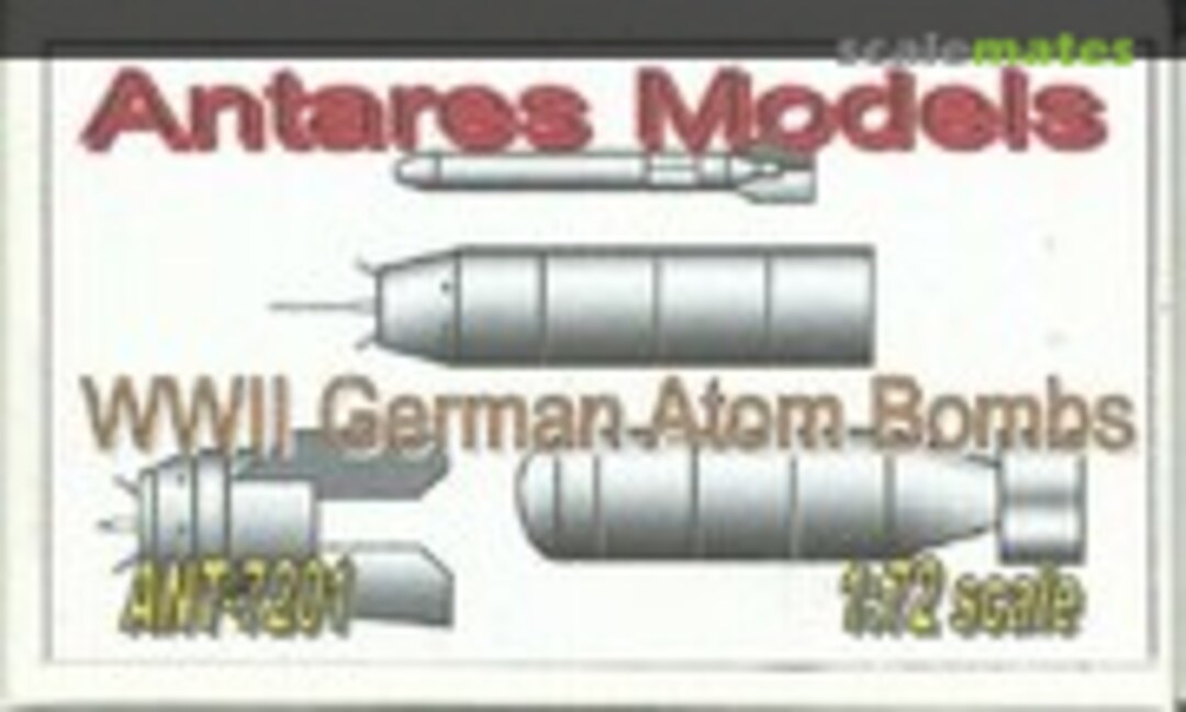 1:72 German WWII Atom bomb set (Antares Models 7201) 7201
