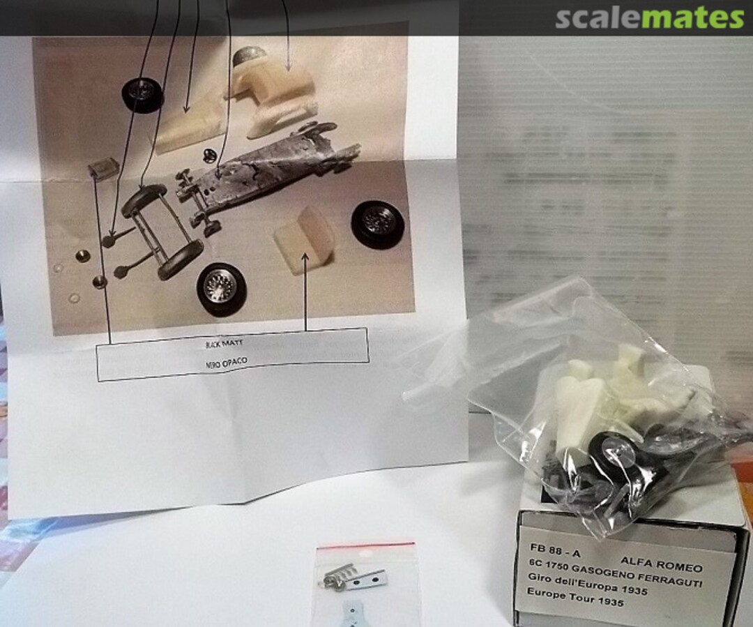 Boxart Alfa Romeo 6C 1750 Gasogeno Ferraguti FB 88-A FB Model Boxart Alfa Romeo 6C 1750 Gasogeno Ferraguti FB 88-A FB Model